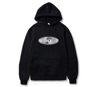 PHARCOYOU Sturniolo Triplets Fresh Love Vintage Felpa con cappuccio a maniche lunghe Streetwear Donna Uomo Felpe con cappuccio, Nero , M