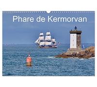 Phare de Kermorvan (Calendrier mural 2026 DIN A3 vertical), CALVENDO calendrier mensuel: Le phare de Kermorvan est situé au bout de la presqu'île du ... sur la commune du Conquet dans le Finistère