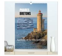 Phares Bretons Gardiens de la côte bretonne (Calendrier mural haut de gamme 2027 DIN A2 horizontal), CALVENDO calendrier mensuel: Un voyage à travers la Bretagne, le pays des phares