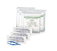 Pharma[+] 3 PINZETTA STERILI MONOUSO in PLASTICA + 10 Telo STERILE MONOUSO in TNT CM 40X60 - Set MEDICAZIONE