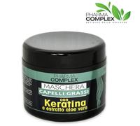 Pharma Complex Maschera Capelli Grassi con Keratina 500 ml - Maschera capelli