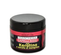 Pharma Complex Maschera Capelli Ricci con Keratina e Estratto di Melograno 500 ml