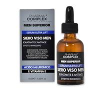 Pharma complex Siero Viso Men Antiage Acido Ialuronico Vitamina E 30 ml - Siero viso uomo