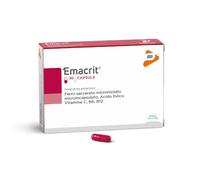 Pharma Line EMACRIT Capsule - Integratore Alimentare di Ferro con Acido Folico,