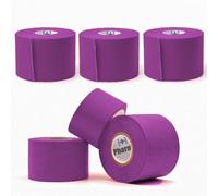 PHARMA+SPORT Nastro Kinesiologico PHYSIOKIN - Tape Professionale 5cm x 5m Elastico Taping Neuromuscolare, Traspirante, 10 Colori Sport, Riabilitazione e Fisioterapia (Viola, 6, unità)