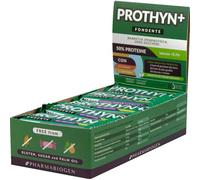 PHARMABIOGEN Prothyn+ Barrette Iperproteiche CIOCCOLATO FONDENTE 50% Proteine - 15x40g - Senza Zuccheri, Glutine e Olio di Palma, Con Vitamina D3 e L-Glutammina - Ideali per Sportivi e Diete Proteiche