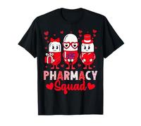 Pharmacy Squad Funny Valentine's Day Pharmacist Technician Maglietta