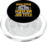 Pharmacy Technician Job Title - Funny Pharmacist PopSockets PopGrip per MagSafe