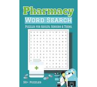 Pharmacy Word Search Book: Word Searches with Easy-to-Read Word Searches Featuring Pharmacy, Health and nutrition - Over 50 Relaxing Puzzles for Study, Mind workout and Everyday Joy