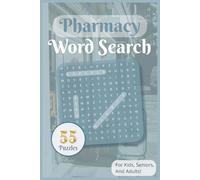 Pharmacy Word Search Puzzle Book: 55 Easy-to-Read Print Word Searches About Pharmacy, Medicine & Health | A Bold Activity Book for Kids, Teens & Adults Studying Medicine