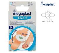 Pharmadoct Megaplast Cerotti Callifughi Disco Centrale 6 pezzi - Cerotto callifugo