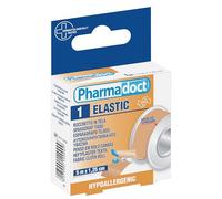 PHARMADOCT - Rocchetto cerotto tela 5mx1,25 cm, confezione da 18, 25322