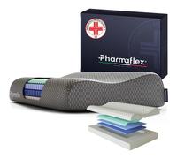 Pharmaflex Cervical - Cuscino Cervicale Memory Foam Letto per Dormire 71x42 Ortopedico e Ergonomico, Morbido Supporto a 5 Strati Allevia Dolori, Guanc