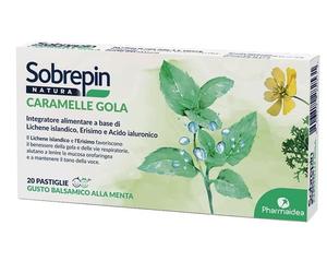 PHARMAIDEA Srl SOBREPIN NATURA CARAMELLE GOLA 20 PASTIGLIE