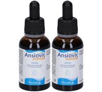 Pharmalife Ansiovit Junior Gocce Integratore Alimentare 2x30 ml Gocce