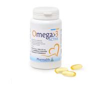 PHARMALIFE Omega 3 Active 60 Perle | EPA e DHA per Cuore, Cervello e Difese