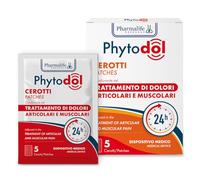 Pharmalife Phytodol, 5 Cerotti Dispositivo Medico con Arnica Montana, Artiglio del Diavolo, Aloe, Boswellia, Eucalipto e Menta Piperita