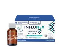 Pharmalife Research Influnex - Immuno Flora Integratore Flora Batterica, 15 flaconcini