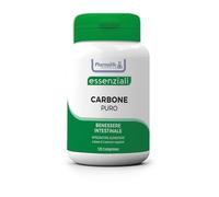 Pharmalife Research Integratore Carbone Puro Essenziali contro flatulenza, 120cpr