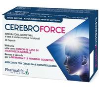 Pharmalife Research Integratore Cerebroforce per memoria e concentrazione, 60 capsule