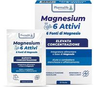 pharmalife research Magnesium 6 attivi 20 bustine senza glutine