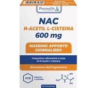 PHARMALIFE NAC N-acetil L-cisteina il potente antiossidante e detox naturale