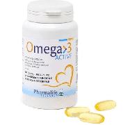 Pharmalife research Omega 3 Active Integratore per Funzione Cardiaca e Cerebrale 60 Perle