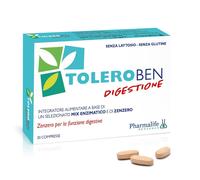 Pharmalife Research Toleroben Digestione Integratore, 30 Compresse