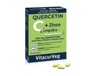 Pharmalife Research Vitacurveg - Quercetin C Complex Integratore, 60 Compresse