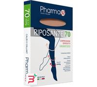 PHARMASI CALZA AUTOREGGENTE 70D PUNTA APERTA NERO 4