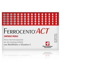 PharmaSuisse Laboratoires Ferrocento Act Integratore Alimentare 30 Capsule Molli