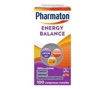 Pharmaton Energy Balance Integratore Magnesio e Ginseng, 100 Compresse | Integratori Alimentari per Adulti con Ginseng G115, Magnesio e Vitamine Gruppo B, Energia e Stanchezza Fisica e Mentale