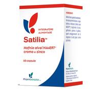 Pharmextracta Satilia - Integratore Satilia zinco per il metabolismo e la sazietà, 60 capsule