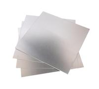 PHasz 4 Pezzi Acciaio Inox Piastra Quadrata Spessore 2Mm Lamiere Metalliche Utilizzate Nell'industria Chimica E Apparecchiature Elettroniche,50×50×2mm