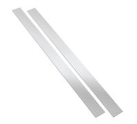 PHasz Barra Piatta in Acciaio Inossidabile 304 da 2 Pezzi, Lunghezza 500 Mm, Spessore 3 Mm, Larghezza 3-10 Mm, Barra Piatta Solida per Produzione Artigianale Fai da Te,3×8×500mm