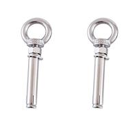 PHasz Vite Dado A Occhiello con Golfare Ad Espansione M12 da 2 Pezzi con Anello, Bulloni di Sollevamento in Acciaio Inossidabile 304 per Ancoraggi A Parete E Mattoni,M12x80mm