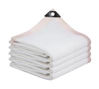 PHATM Telo Ombreggiante Bianco per Serra, Protezione UV al 75% Tessuto Ombreggiante Leggero, Copertura per Serra Piscina Balcone Tenda Cuccia per Cani(3.3'x13'(1.0x4.0 m))
