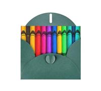PHAYAH 10 cartoncini colorati per le vacanze, ideali per Natale, anniversari di matrimonio e inviti per feste, buste coordinate verde scuro