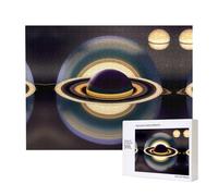 Phayah 500 pezzi adulti puzzle bambini puzzle in legno giocattolo kit decorazione casa 52 x 38 cm bel modello Saturno
