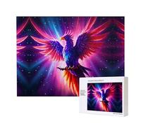 Phayah 500 pezzi adulti puzzle bambini puzzle in legno giocattolo kit decorazione per la casa 52 x 38 cm un modello fenice che vola