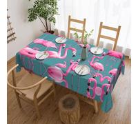 PHAYAH A Flock Of Flamingos Pattern Laciness Tovaglia 137 x 183 In Tessuto Da Tavolo Casale Decorativo Per Vacanze Casa Festa Buffet Party