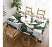 PHAYAH A Magnolia Pianta Modello Laciness Tovaglia 137 X 72 In Tavolo Tessuto Casale Decorativo Per Vacanze Casa Festa Buffet Party
