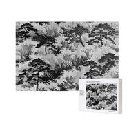 Phayah Albero tra le onde puzzle per adulti 300 pezzi. Decorazione per la casa festa di compleanno per uomini e donne 40 x 28 cm