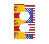 Phayah American Spagna Bandiera Modello Decorativo Coperture Presa Duplex Interruttore Luce Piastra Singola Doppia Spina Coperture