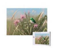 Phayah Artemisia Emeraldis Bird Puzzle per adulti 1000 pezzi. Decorazione per la casa festa di compleanno per uomini donne 29,5 x 50 cm