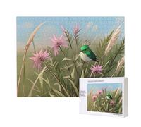Phayah Artemisia Emeraldis Bird Puzzle per adulti 500 pezzi. Decorazione per la casa festa di compleanno per uomini donne 20,4 x 38,1 cm