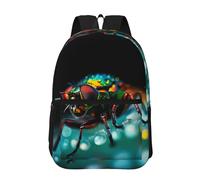 PHAYAH Astratto Piume Modello Zaino 17 "18l Grande Capacità Spallacci Regolabili Borsa Semplice Per Tutti, Aquila, Etichettalia unica