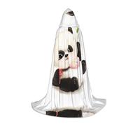PHAYAH Baby Pandas modello Halloween stregoneria stregoneria con cappuccio mantello Natale felpa con cappuccio Cosplay festa in maschera vestito regalo costume S