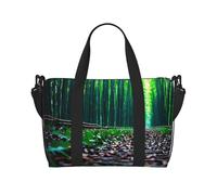 Phayah Bamboo Forest Weekender Borse per le donne, Borsone da viaggio Borsa da viaggio per il weekend di notte Borsa da palestra Borsa a tracolla