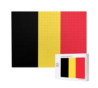 Phayah Bandiera del Belgio Pattern Puzzle Unico Jigsaw Wall Art Picture per la Decorazione Domestica 500 Pz
